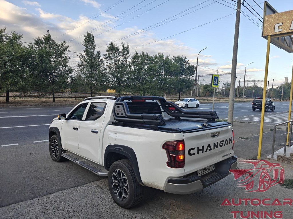 Дуга Toyota Hilux пулемет тип 1, с защитой заднего стекла