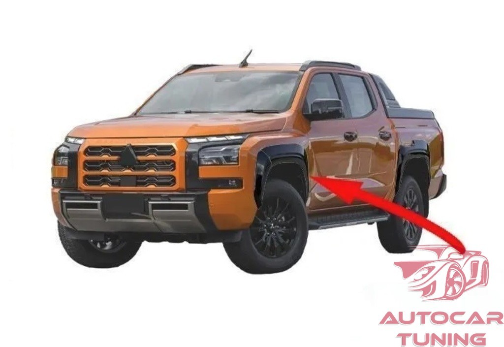 Расширители арок mitsubishi L200 2024+